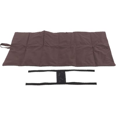 Tapis Portable pour Animaux de Compagnie Imperméable Chaud Pliable Lavable Coussin de Couchage pour Chien d'Extérieur pour Camping Voyage black