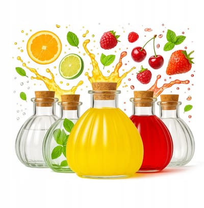 Bimberek VENICE - Glazen Fles - 250ml - Italiaanse Stijl - Met Natuurkurk