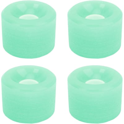Roues de skateboard en PU haute dureté, rapides et stables, pour longboard, cruiser, rampe, asphalte, route, vert vert
