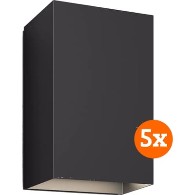 Philips Hue Resonate muurlamp White and Color zwart 5-pack