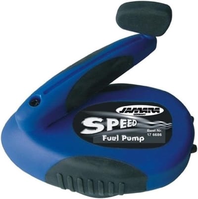 Brandstofpomp - Handpomp - Modelbouw - Hoog debiet - 30x30x30 cm - Blauw