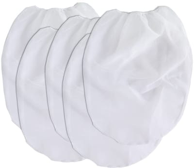 Dailygoods- Filtertas 45 x 54 cm - 5 x Zeefzak - Dubbel Versterkte Randen - Sneldrogend Materiaal - Geurvrij - Voor Vloeistoffen Filtreren