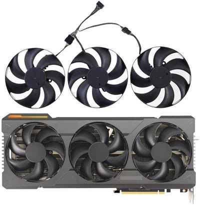 Computer Koelonderdeel Voor RTX 4080 4090 OC Edition 105MM T129215SU RTX4080 RTX4090 grafische kaart Koelventilator (Fan - 3 stuks)
