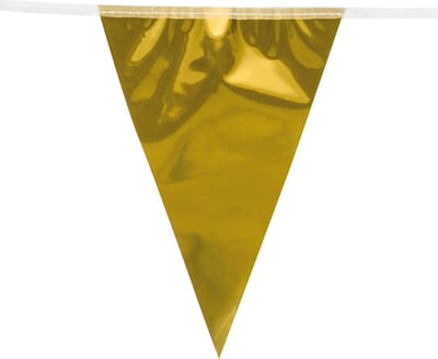 Boland - Foliereuzenvlaggenlijn goud - Black & Gold - Black & Gold - Verjaardag - Jubileum - NYE
