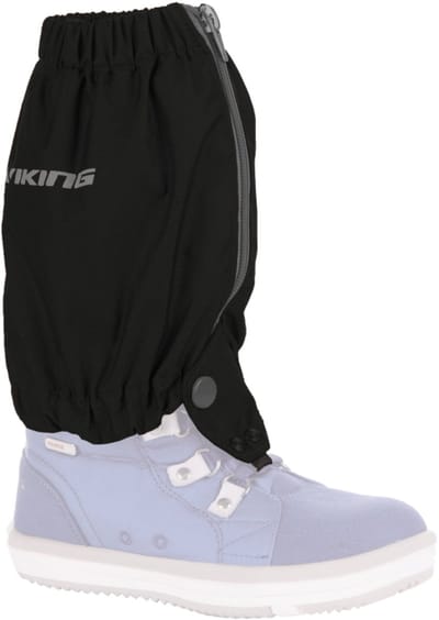 Viking Jamari Kinder Gaiters Zwart/Grijs L/XL - Waterdicht & Reflecterend