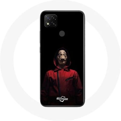 Coque - Xiaomi - Redmi 9C - La casa de papel - Souple - Noir noir