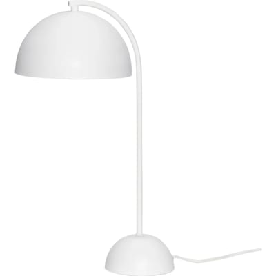HÜBSCH INTERIOR - Tafellamp van wit metaal - ø23xh48cm