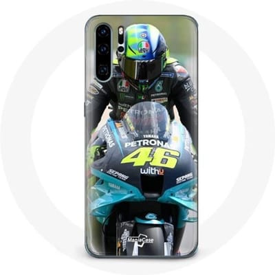 Hoesje voor Huawei P30 Valentino Rossi Motorcycle Racing Driver 46