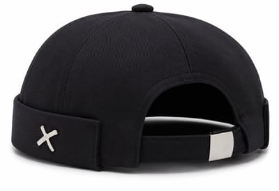 Beanie zonder Klep - Pet - Zon - Hoedje - Zwart - Docker