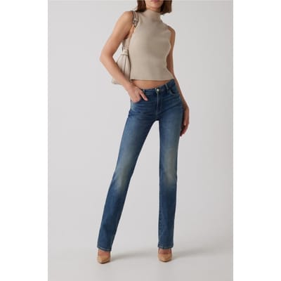 GUESS Eco Sexy Straight Dolce Vita. Taglia: W32L32 | Pantaloni Outlet | Donna | Giallo