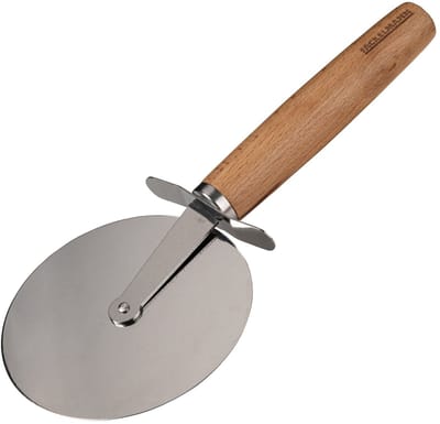 Grote pizzaroller met houten handvat 23 cm Fackelmann Pizza & Pasta