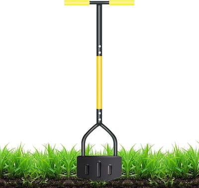 Tuinrand Schoffel - Grasrand trimmer - Netjes gazon onderhouden - Tandvormige snijrand - 106 cm - Zilver