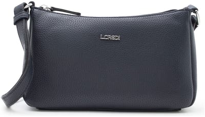 L.CREDI Norika Schoudertas 25 cm - Dames - marine