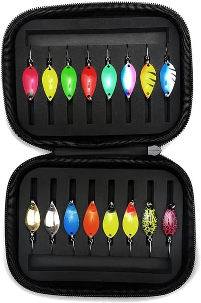 16-delige Spinner Aas Set voor Snoek, Zander en Baars - Ideaal voor Zoet en Zout Water Visserij