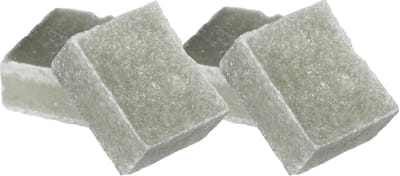 Ideas4seasons Amberblokjes/geurblokjes - jasmijn en eucalyptus - 6x stuks - huisparfum