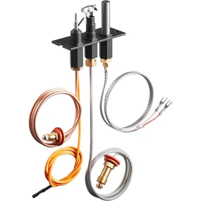 Gaspilot Montage, OE 485-510A,4021-736,2103-010 Haard Gas Pilot Montage Kit, Natuurlijk Gas Ontstekingsvervanging, Compatibel met Quadra-Fire,
