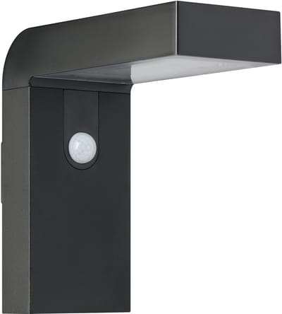 EGLO Baracconi Wandlamp Buiten - LED - 20 cm - Sensor - Zwart