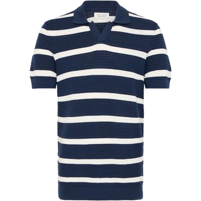 Gebreid poloshirt Casual Friday CFDahlind