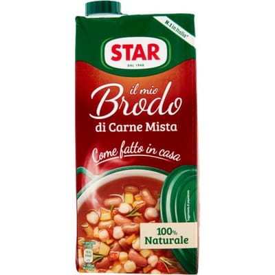 Vleesbouillon il mio brodo di carne mista 1l - star