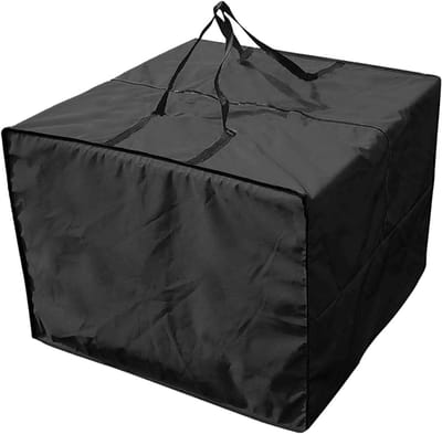 SNJY® Opbergbox Tuinkussenbox - Opbergbox Tuin - Opbergkist Buiten - Kussen Opbergtas - 81D x 81B x 61H cm - Zwart