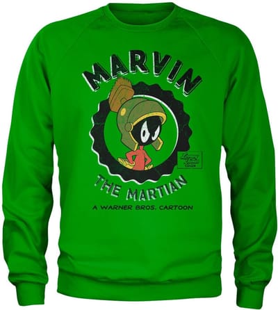 Looney Tunes Sweatshirt Marvin The Martian Sweatshirt WB-3-LT014-H90-17