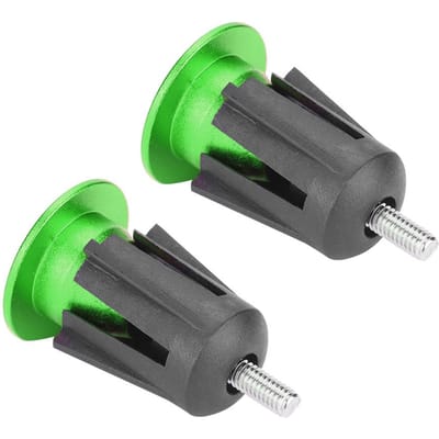 Aluminiumlegering Fiets Handvatten Stuureinddoppen Plug voor Mountainbike Racefiets Stuur (Groen) green