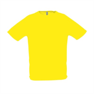 SOL'S Men´s Raglan Sleeves T Sporty L198 - Lemon - XXS