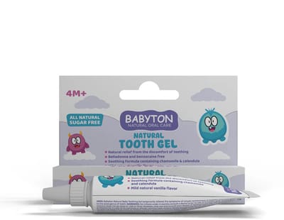 BABYTON - Natuurlijke Baby Tandgel - Verlicht pijn doorkomende tandjes - Baby