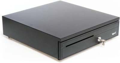 Professionele Kassalade voor Handmatige en Automatische Bediening - 5 Bankbiljetten en 5 Muntvakken - Staal en Kunststof - Zwart
