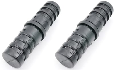 Dailygoody - 2-weg connector - buisverbinder - eenvoudig te monteren - zwart - geschikt voor ronde buizen - duurzame kwaliteit - perfect voor jouw pro