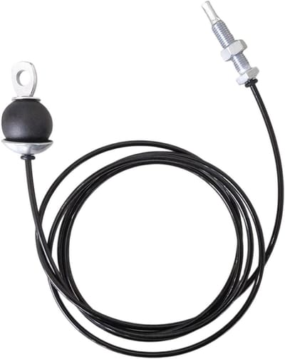 Fitness Katrol Kabel - Gym Kabel - Kracht Training - Soepele Stille Beweging - 5 mm Diameter - Zwart