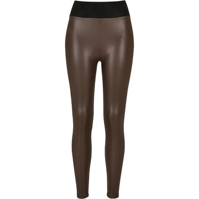 Dames legging met hoge taille van imitatieleer Urban Classics