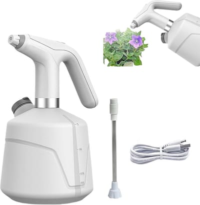 Elektrische Drukspuit - Drukspuit 2 Liter - Regelbare Sproeikop - Incl. USB-C laadkabel - Voor Bewatering, Onkruidbestrijding, Schoonmaken en Auto Detailing