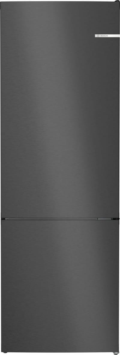 Bosch KGN492XCF - Serie 4 - Vrijstaande koel-vriescombinatie - Zwart - Extra breed - No Frost - nooit meer ontdooien - VitaFresh XXL 0°C: houd etenswaren langer vers met extra ruime vershoudlades- Energielabel C - Zeer stil