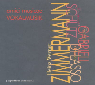 Amici Musicae, Ron-Dirk Entleutner - Vokalmusik (CD)
