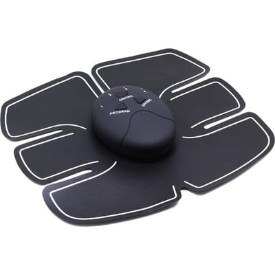 Masseur Musculaire Abdominal 6 Pack et Fitness des Hanches Patchs d'Entraînement ABS Bras Instrument d'Exercice Musculaire Charge USB Maison Hommes