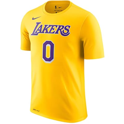 T-shirt Nike NBA Los Angeles Lakers Russell Westbrook AR4888-736 S yellow