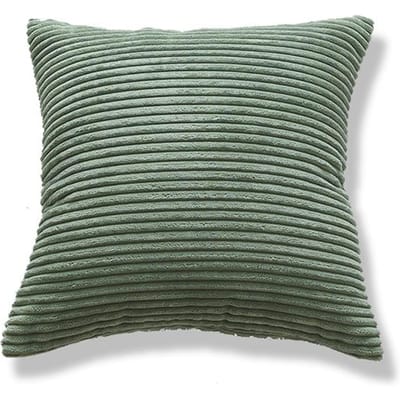 Nordic Kussenhoezen Superzachte Gestreepte Fluwelen Corduroy Decoratieve Kussenhoes Voor Bank 45x45cm Decoratieve Kussensloop 450mm*450mm