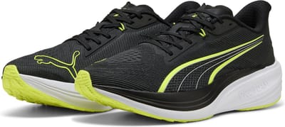 PUMA Darter Pro Unisex Sportschoenen - Puma Black-Yellow Alert-Puma White