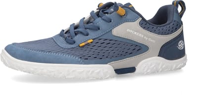 Dockers by Gerli herensneakers voor op blote voeten 58TH004-706600 schoenen blauw