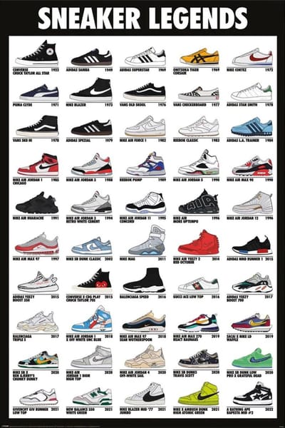 Sneaker Legends - Maxi Poster 61 x 91,5cm