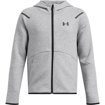 Under Armour Unstoppable Fleece Sweatshirt Met Rits Grijs 7 Years Jongens