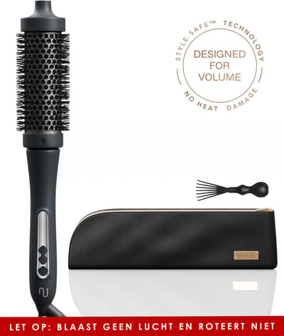 Navado Thermal brush 38mm - Levenslange garantie - Keramische warmteborstel - Bounce Brush met luxe etui - 3 meter salonkabel - Fohnborstel Hot brush - Krulborstel en stijlborstel