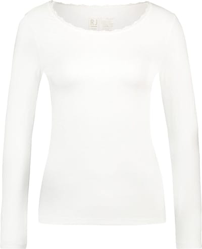 RJ Thermo Dames Shirt Lange Mouw met Kant Wolwit L