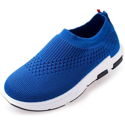 Baskets et chaussures à enfiler légères pour bébés filles et garçons, baskets respirantes et clignotantes 34 blue