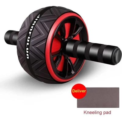 Geen Geluid Buikspierwiel Groot Buikspierwiel Roller Stretch Trainer Met Mat Voor Arm Taille Buik Oefening Thuis Gym Fitnessapparatuur