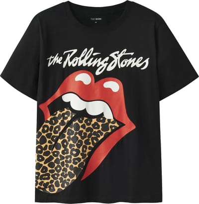 NAME IT - TAFTOX ROLLINGSTONES REG SS TOP NOOS UNV - Dames - T-shirts