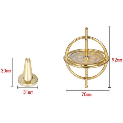Metalen Gyroscoop Anti Zwaartekracht Draaiend Balansspeelgoed Decompressiespeelgoed Educatief Speelgoed Cadeau CM