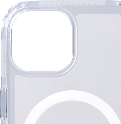 SoSkild iPhone 15 Defend heavy impact case met magnetische ring transparant
