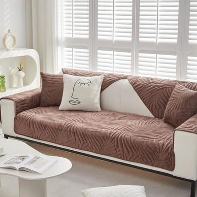 Winter Effen Kleur Nederlands Velours Antislip Bankhoezen Woondecoratie Bankkussen Verdikking Afneembare Meubelbeschermhoes 70x70cm 1pcs